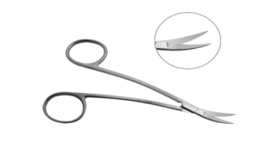 Delicate Double Curved Sharp Dissecting Scissors